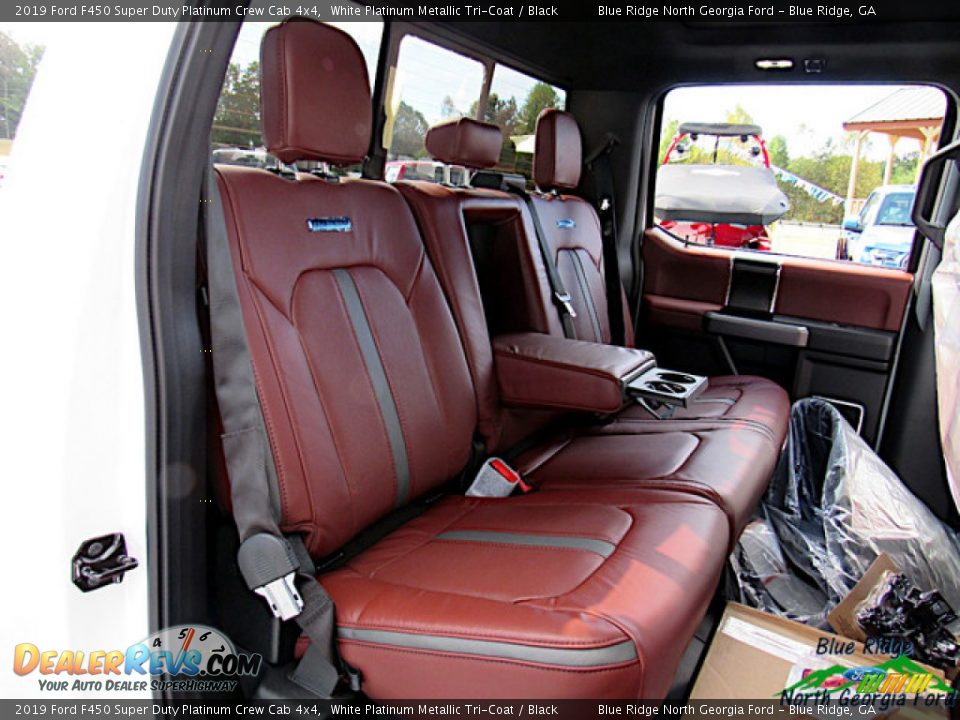 2019 Ford F450 Super Duty Platinum Crew Cab 4x4 White Platinum Metallic Tri-Coat / Black Photo #12