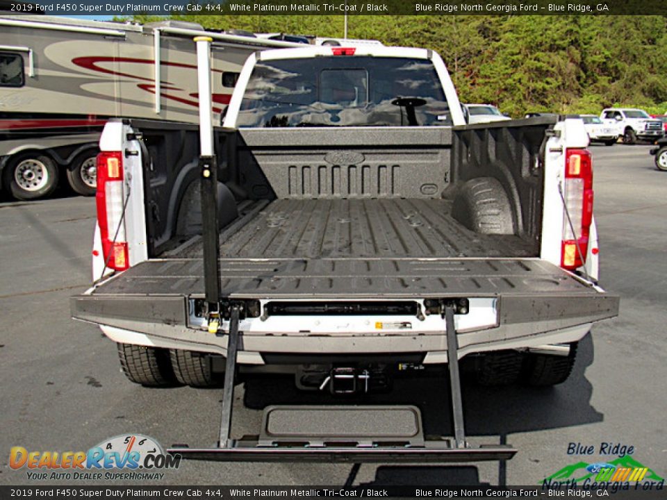 2019 Ford F450 Super Duty Platinum Crew Cab 4x4 White Platinum Metallic Tri-Coat / Black Photo #13