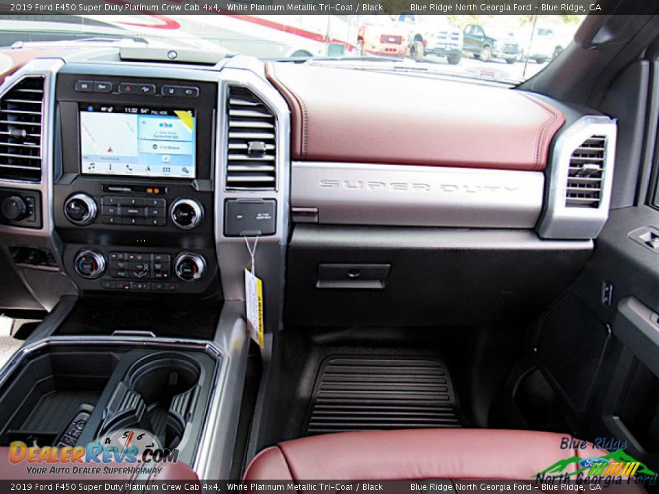 2019 Ford F450 Super Duty Platinum Crew Cab 4x4 White Platinum Metallic Tri-Coat / Black Photo #16