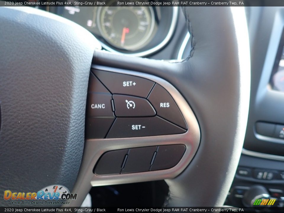 2020 Jeep Cherokee Latitude Plus 4x4 Sting-Gray / Black Photo #18