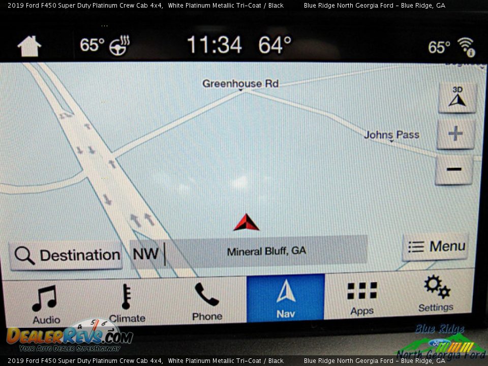 2019 Ford F450 Super Duty Platinum Crew Cab 4x4 White Platinum Metallic Tri-Coat / Black Photo #20