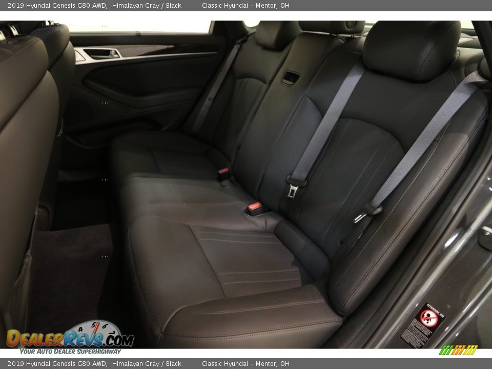 Rear Seat of 2019 Hyundai Genesis G80 AWD Photo #25