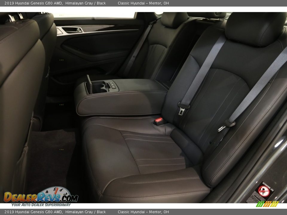 Rear Seat of 2019 Hyundai Genesis G80 AWD Photo #26