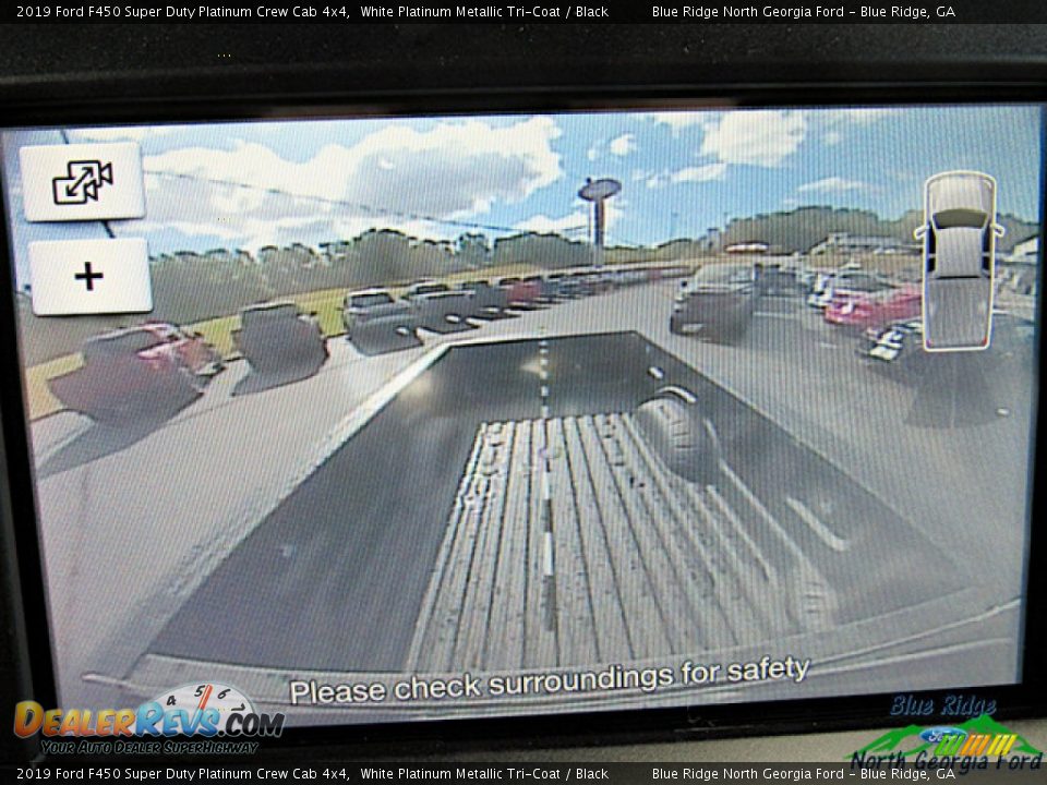 2019 Ford F450 Super Duty Platinum Crew Cab 4x4 White Platinum Metallic Tri-Coat / Black Photo #22