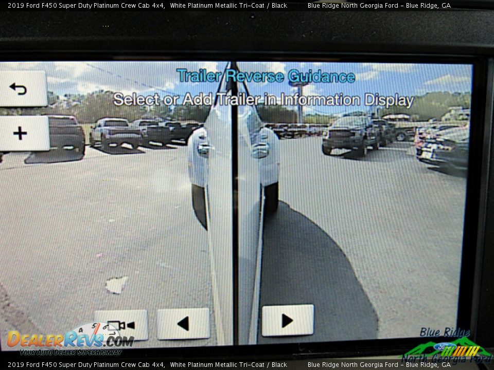 2019 Ford F450 Super Duty Platinum Crew Cab 4x4 White Platinum Metallic Tri-Coat / Black Photo #23