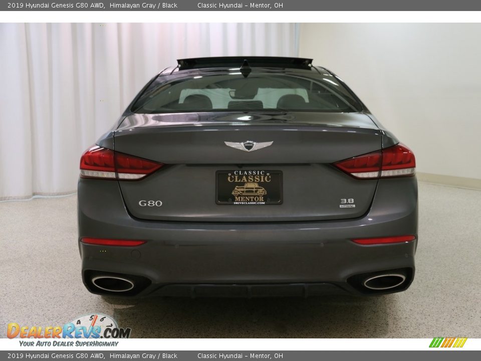 2019 Hyundai Genesis G80 AWD Himalayan Gray / Black Photo #28