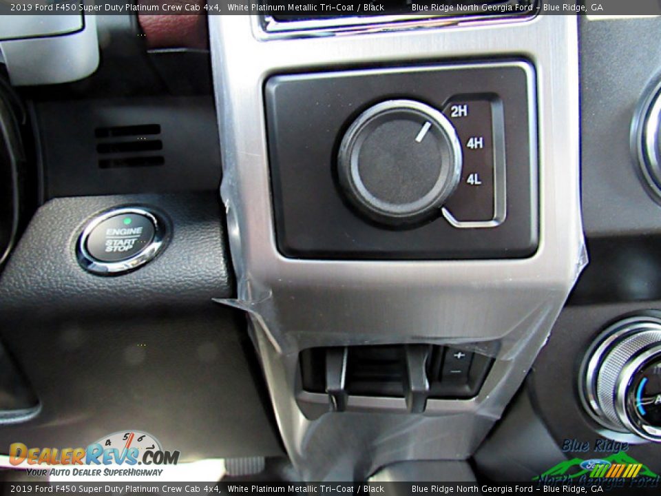 2019 Ford F450 Super Duty Platinum Crew Cab 4x4 White Platinum Metallic Tri-Coat / Black Photo #26