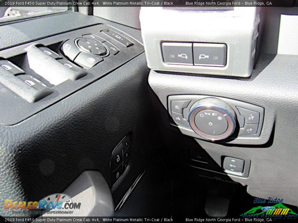 2019 Ford F450 Super Duty Platinum Crew Cab 4x4 White Platinum Metallic Tri-Coat / Black Photo #27