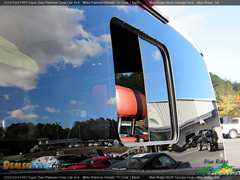 2019 Ford F450 Super Duty Platinum Crew Cab 4x4 White Platinum Metallic Tri-Coat / Black Photo #28