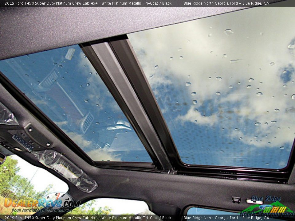 2019 Ford F450 Super Duty Platinum Crew Cab 4x4 White Platinum Metallic Tri-Coat / Black Photo #29