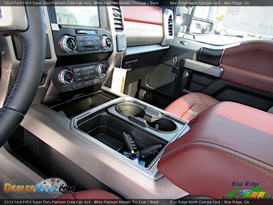 2019 Ford F450 Super Duty Platinum Crew Cab 4x4 White Platinum Metallic Tri-Coat / Black Photo #30