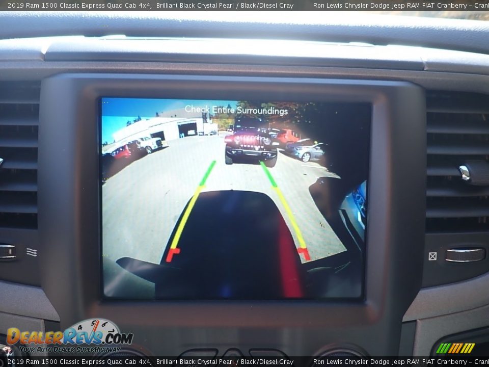 2019 Ram 1500 Classic Express Quad Cab 4x4 Brilliant Black Crystal Pearl / Black/Diesel Gray Photo #20