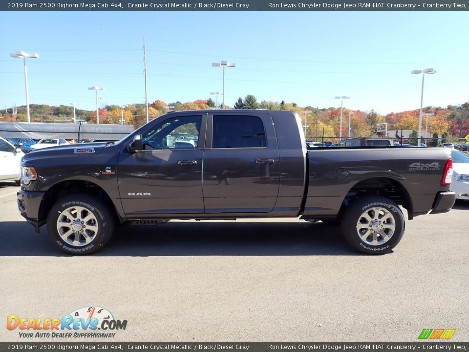 2019 Ram 2500 Bighorn Mega Cab 4x4 Granite Crystal Metallic / Black/Diesel Gray Photo #2