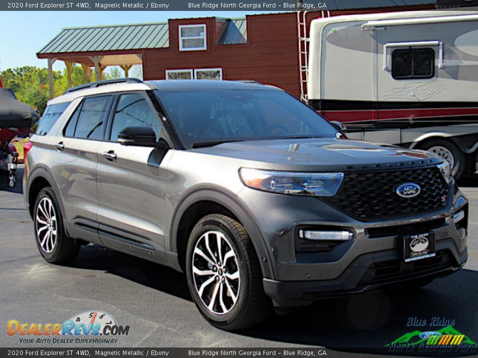 2020 Ford Explorer ST 4WD Magnetic Metallic / Ebony Photo #7