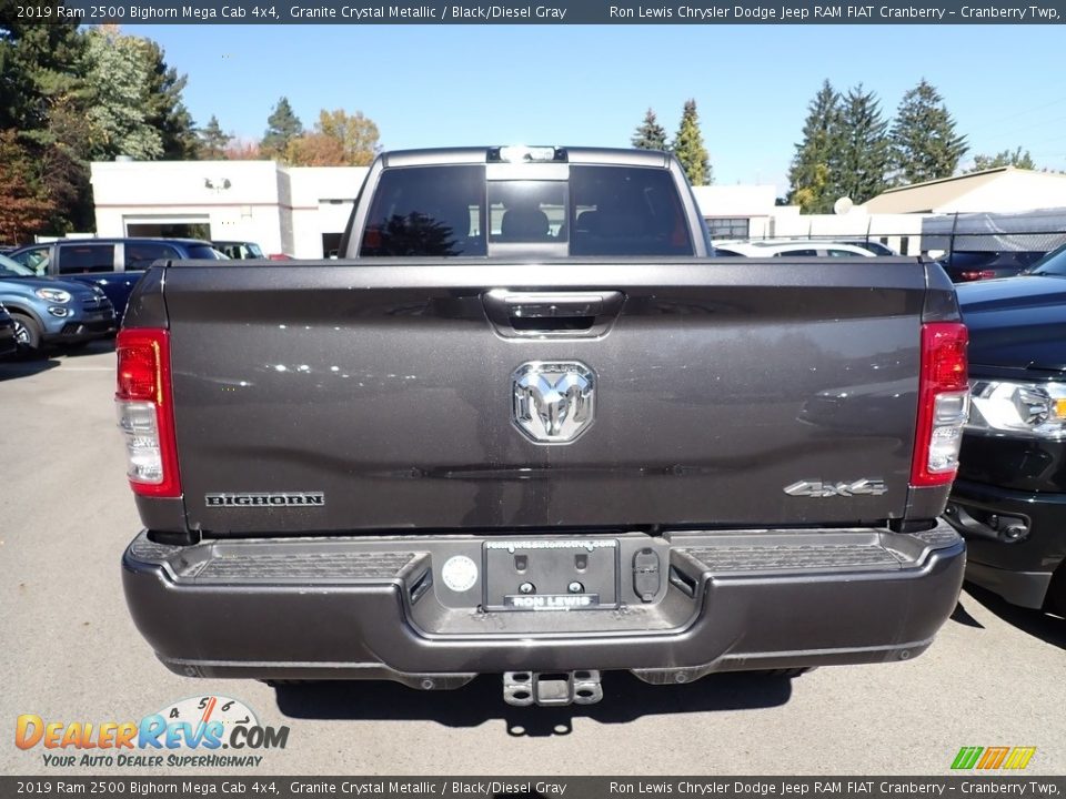 2019 Ram 2500 Bighorn Mega Cab 4x4 Granite Crystal Metallic / Black/Diesel Gray Photo #4