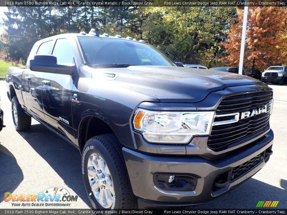 2019 Ram 2500 Bighorn Mega Cab 4x4 Granite Crystal Metallic / Black/Diesel Gray Photo #6