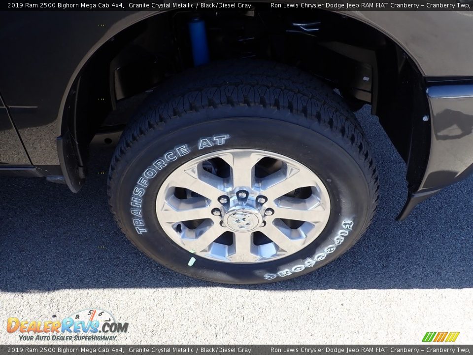 2019 Ram 2500 Bighorn Mega Cab 4x4 Granite Crystal Metallic / Black/Diesel Gray Photo #8