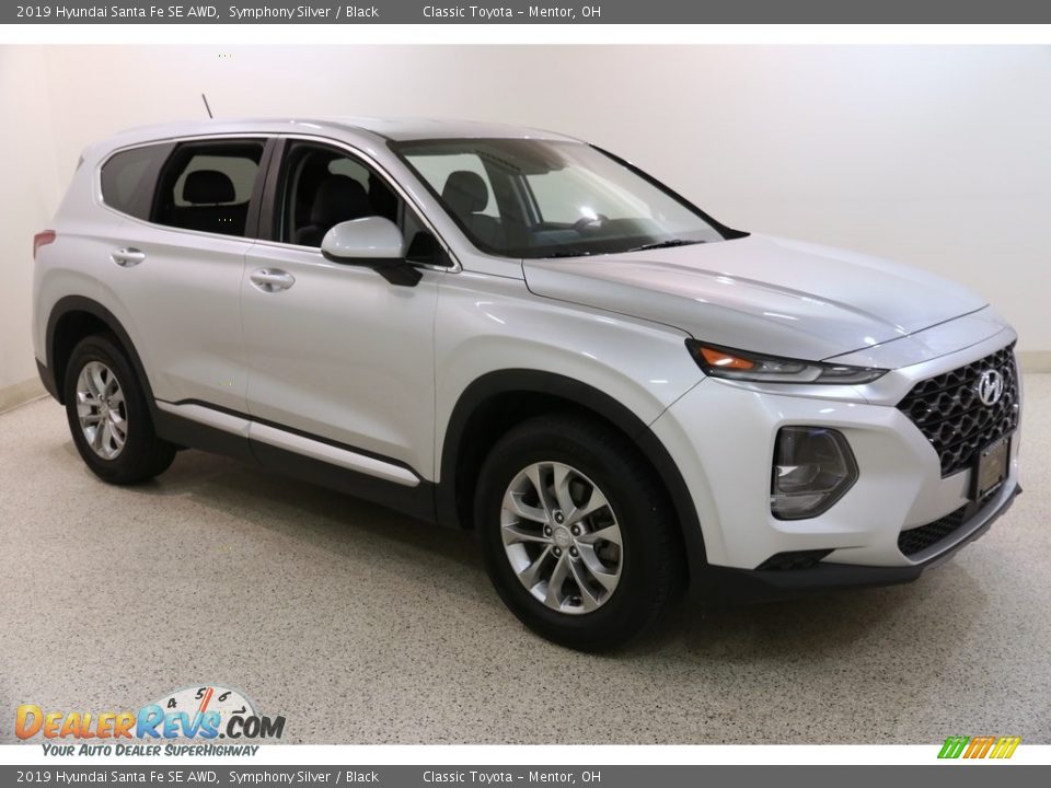2019 Hyundai Santa Fe SE AWD Symphony Silver / Black Photo #1