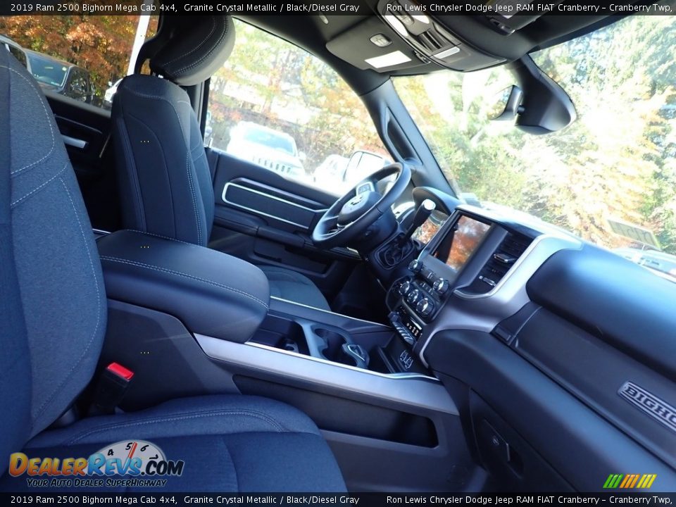 2019 Ram 2500 Bighorn Mega Cab 4x4 Granite Crystal Metallic / Black/Diesel Gray Photo #9