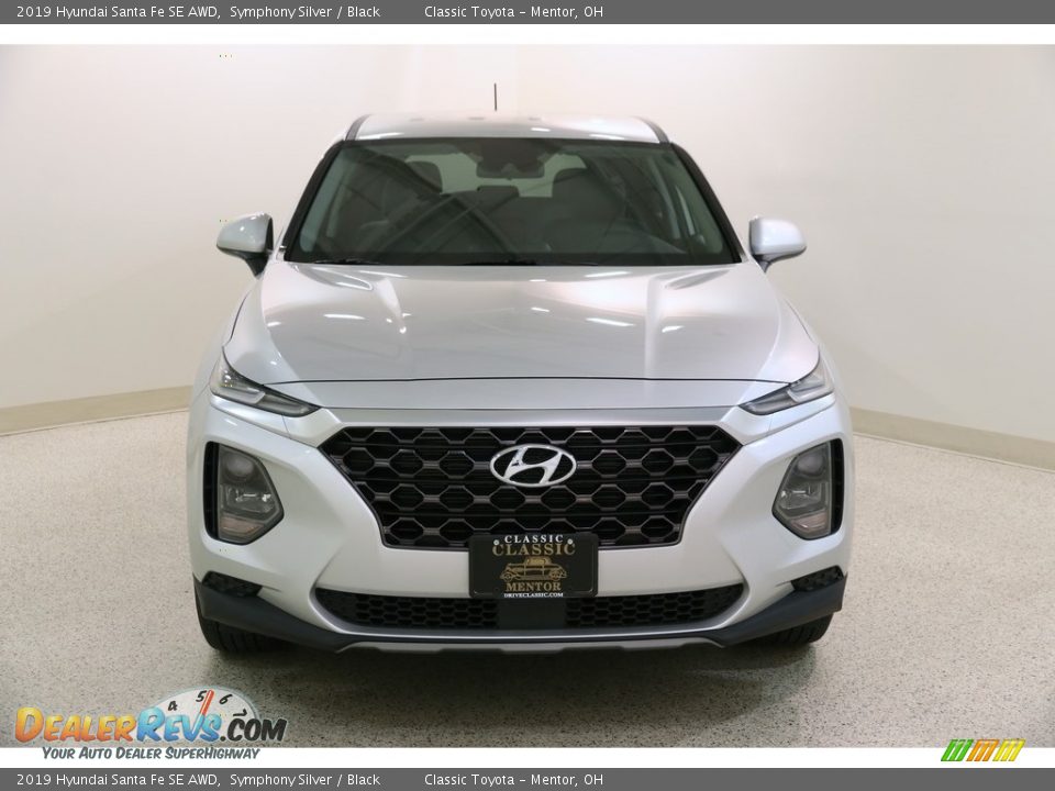 2019 Hyundai Santa Fe SE AWD Symphony Silver / Black Photo #2