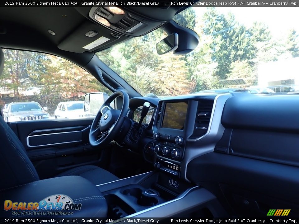 2019 Ram 2500 Bighorn Mega Cab 4x4 Granite Crystal Metallic / Black/Diesel Gray Photo #10