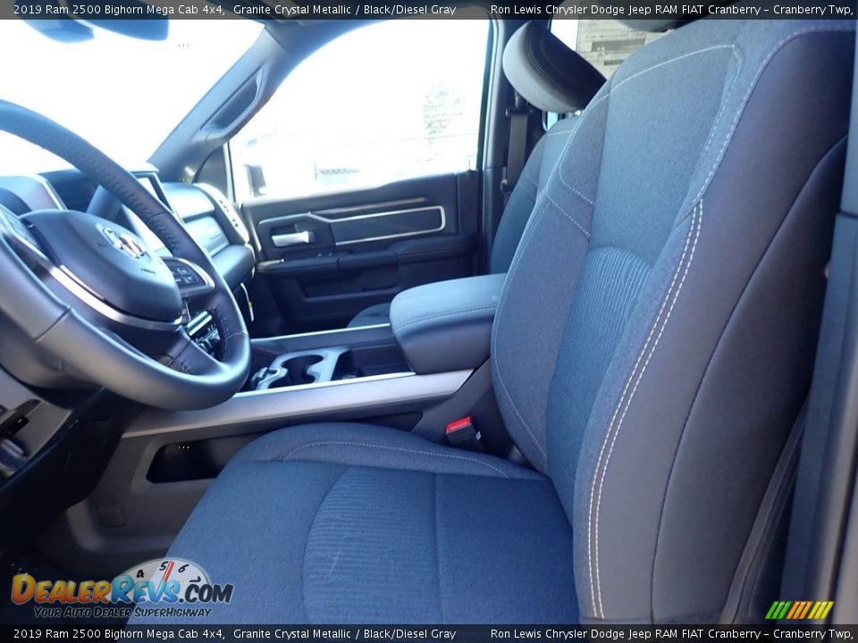2019 Ram 2500 Bighorn Mega Cab 4x4 Granite Crystal Metallic / Black/Diesel Gray Photo #11