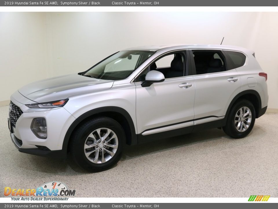 2019 Hyundai Santa Fe SE AWD Symphony Silver / Black Photo #3
