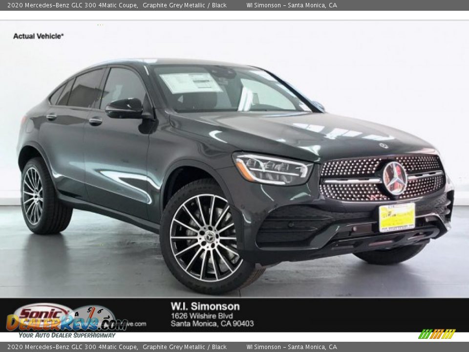 2020 Mercedes-Benz GLC 300 4Matic Coupe Graphite Grey Metallic / Black Photo #1