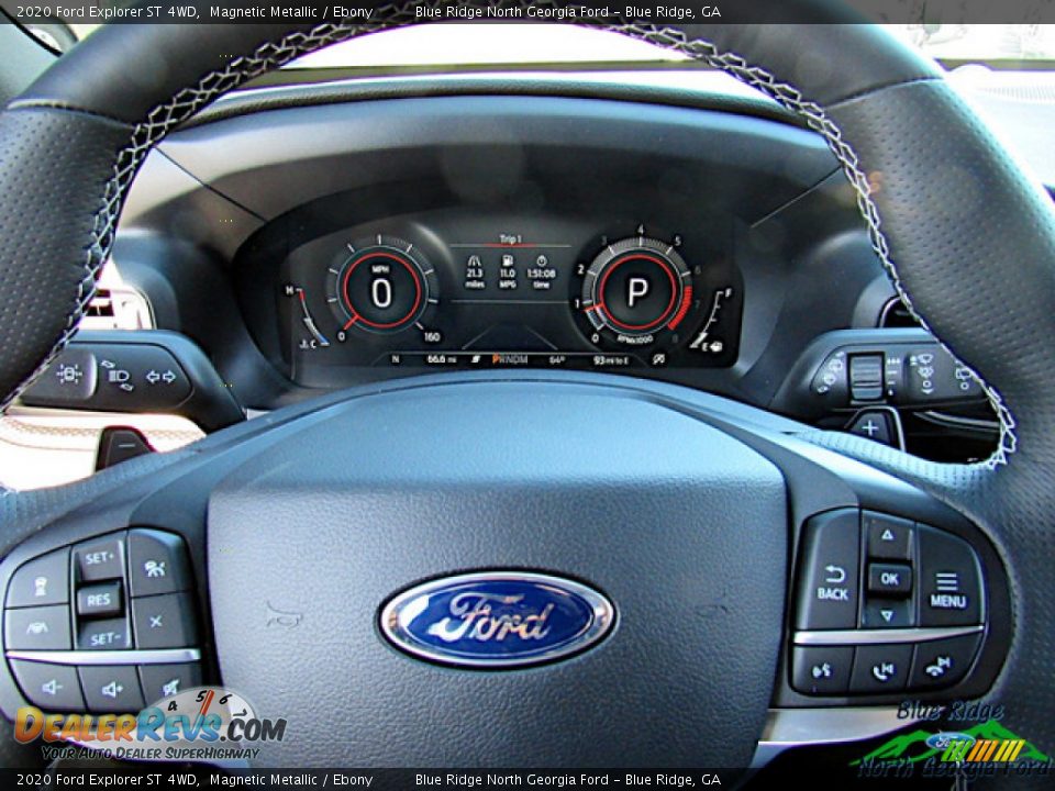 2020 Ford Explorer ST 4WD Magnetic Metallic / Ebony Photo #19