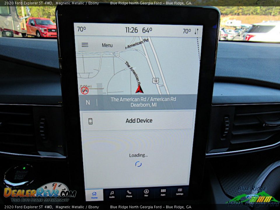 2020 Ford Explorer ST 4WD Magnetic Metallic / Ebony Photo #20