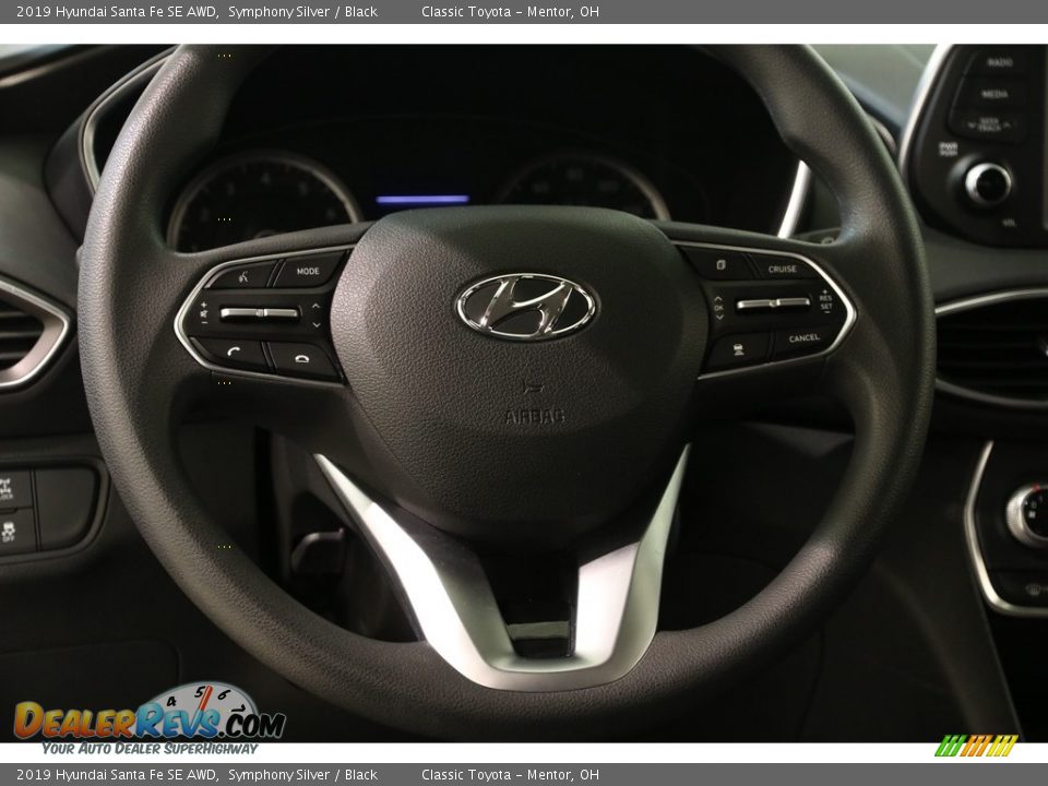 2019 Hyundai Santa Fe SE AWD Symphony Silver / Black Photo #8