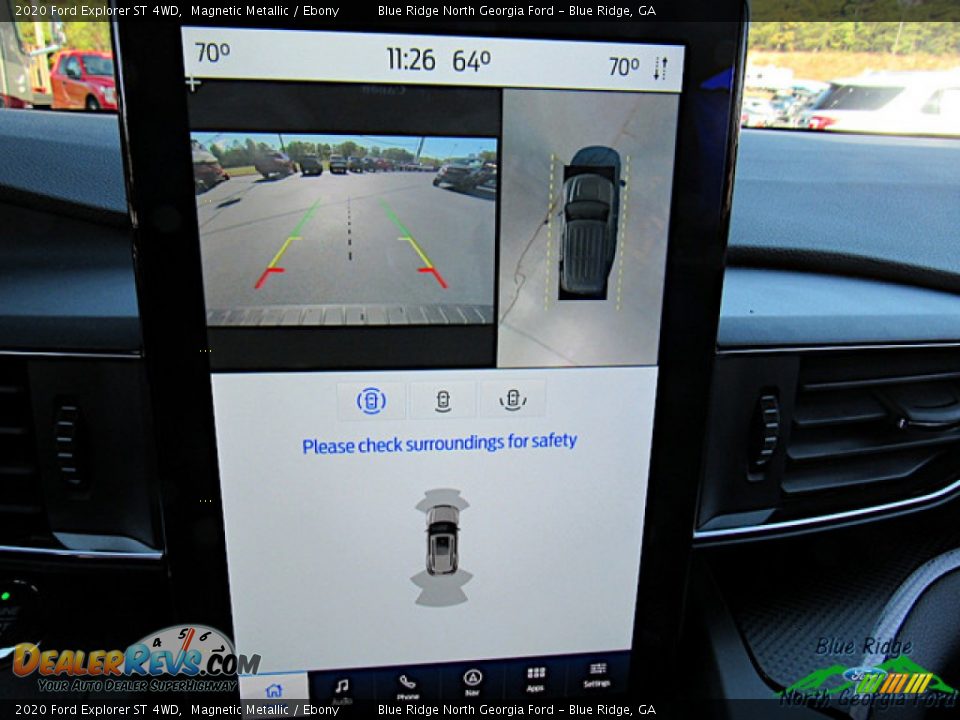 2020 Ford Explorer ST 4WD Magnetic Metallic / Ebony Photo #22
