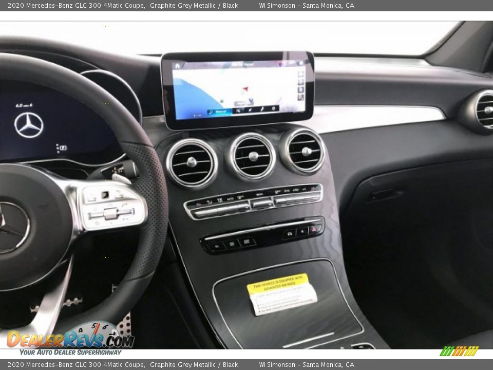 2020 Mercedes-Benz GLC 300 4Matic Coupe Graphite Grey Metallic / Black Photo #6