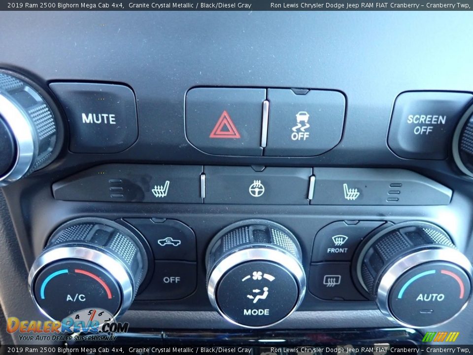 2019 Ram 2500 Bighorn Mega Cab 4x4 Granite Crystal Metallic / Black/Diesel Gray Photo #17