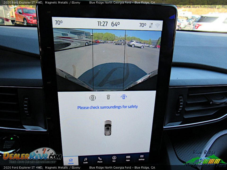 2020 Ford Explorer ST 4WD Magnetic Metallic / Ebony Photo #23