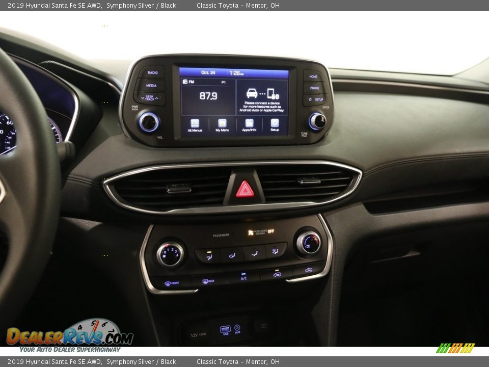 2019 Hyundai Santa Fe SE AWD Symphony Silver / Black Photo #10