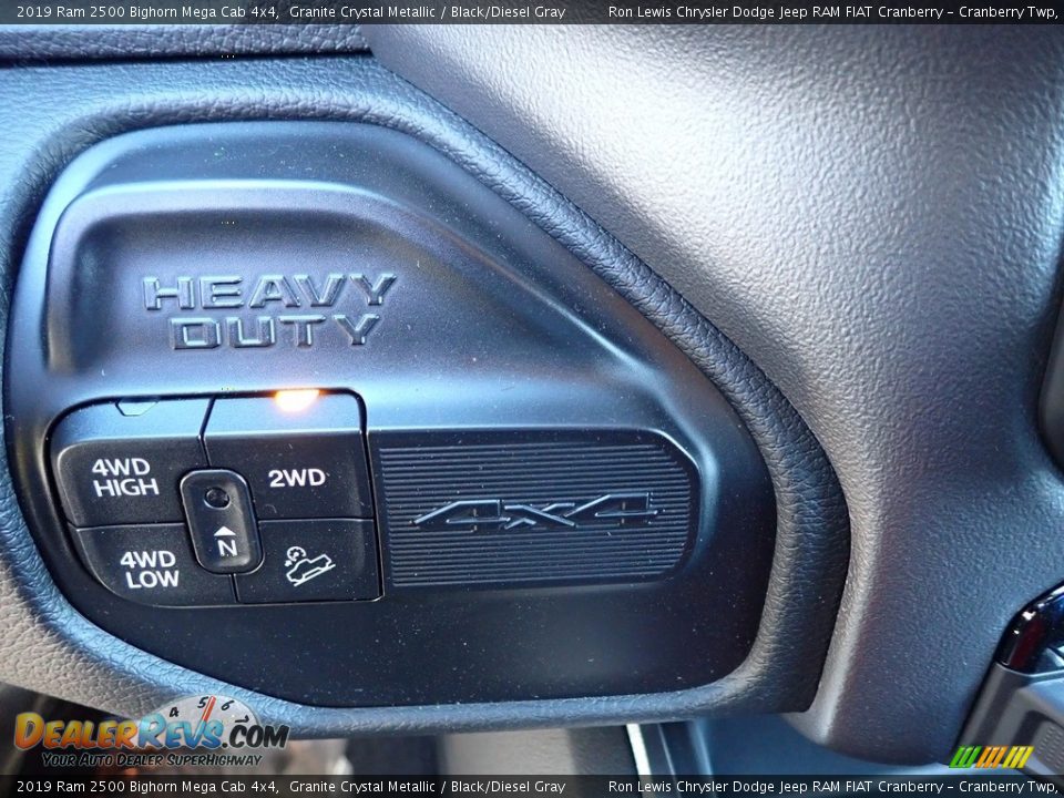 2019 Ram 2500 Bighorn Mega Cab 4x4 Granite Crystal Metallic / Black/Diesel Gray Photo #18