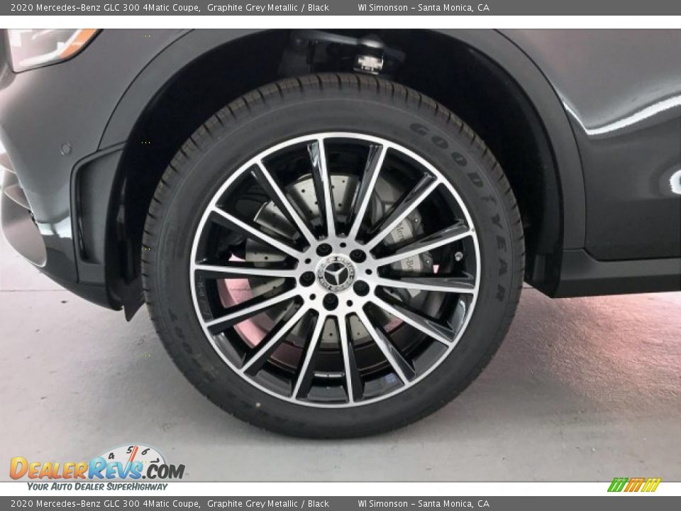 2020 Mercedes-Benz GLC 300 4Matic Coupe Graphite Grey Metallic / Black Photo #9