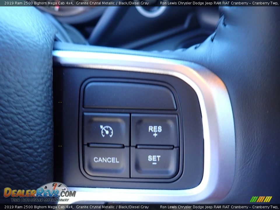 2019 Ram 2500 Bighorn Mega Cab 4x4 Granite Crystal Metallic / Black/Diesel Gray Photo #19