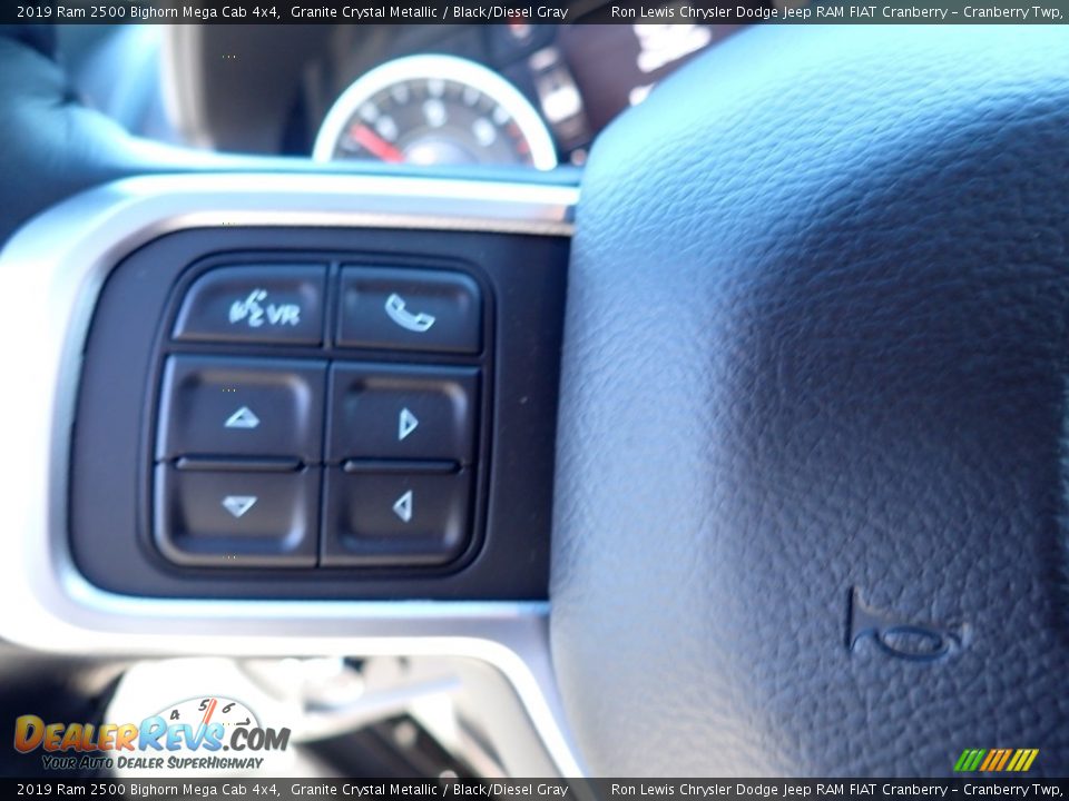 2019 Ram 2500 Bighorn Mega Cab 4x4 Granite Crystal Metallic / Black/Diesel Gray Photo #20