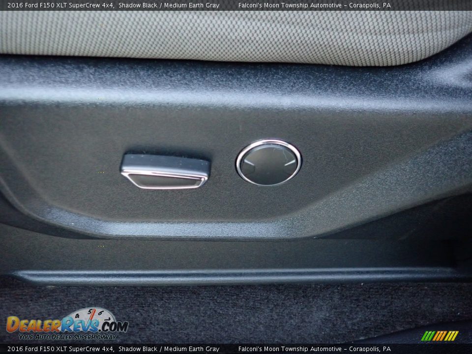 2016 Ford F150 XLT SuperCrew 4x4 Shadow Black / Medium Earth Gray Photo #21