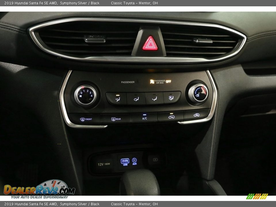 2019 Hyundai Santa Fe SE AWD Symphony Silver / Black Photo #13