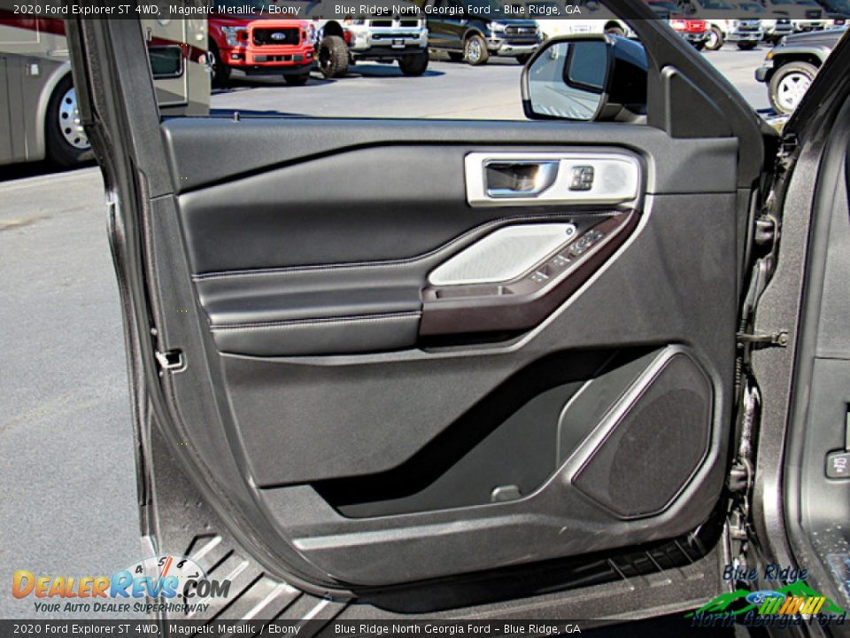 2020 Ford Explorer ST 4WD Magnetic Metallic / Ebony Photo #28