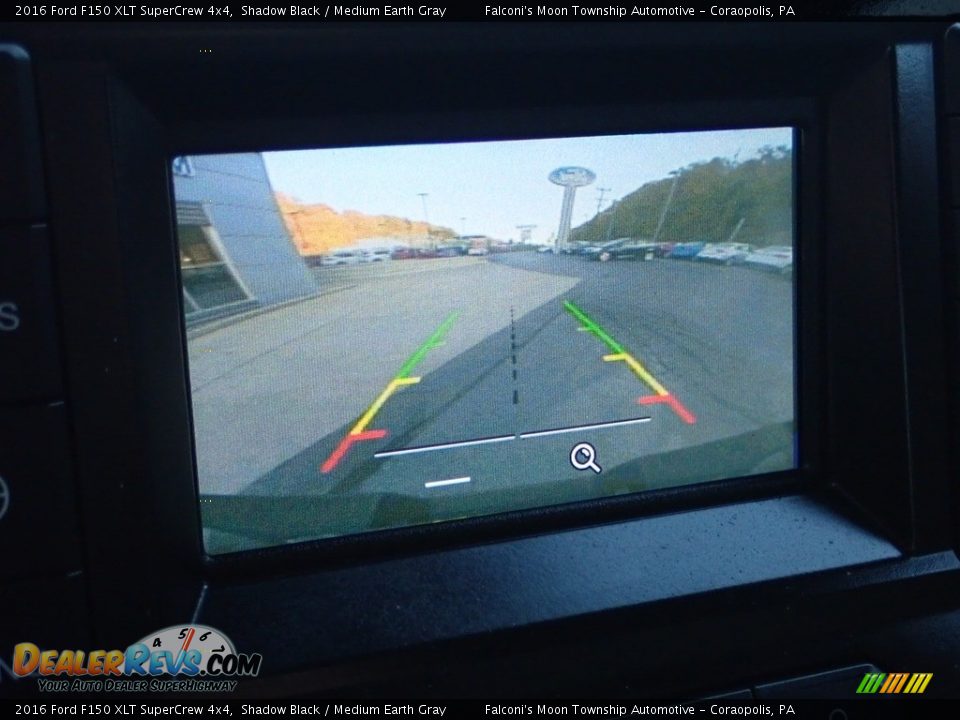 2016 Ford F150 XLT SuperCrew 4x4 Shadow Black / Medium Earth Gray Photo #25
