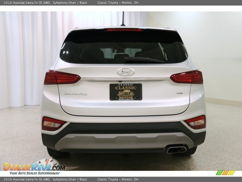 2019 Hyundai Santa Fe SE AWD Symphony Silver / Black Photo #19