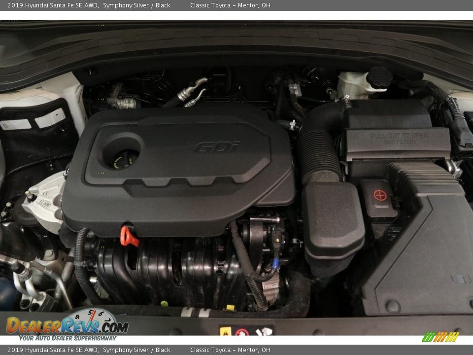 2019 Hyundai Santa Fe SE AWD Symphony Silver / Black Photo #20