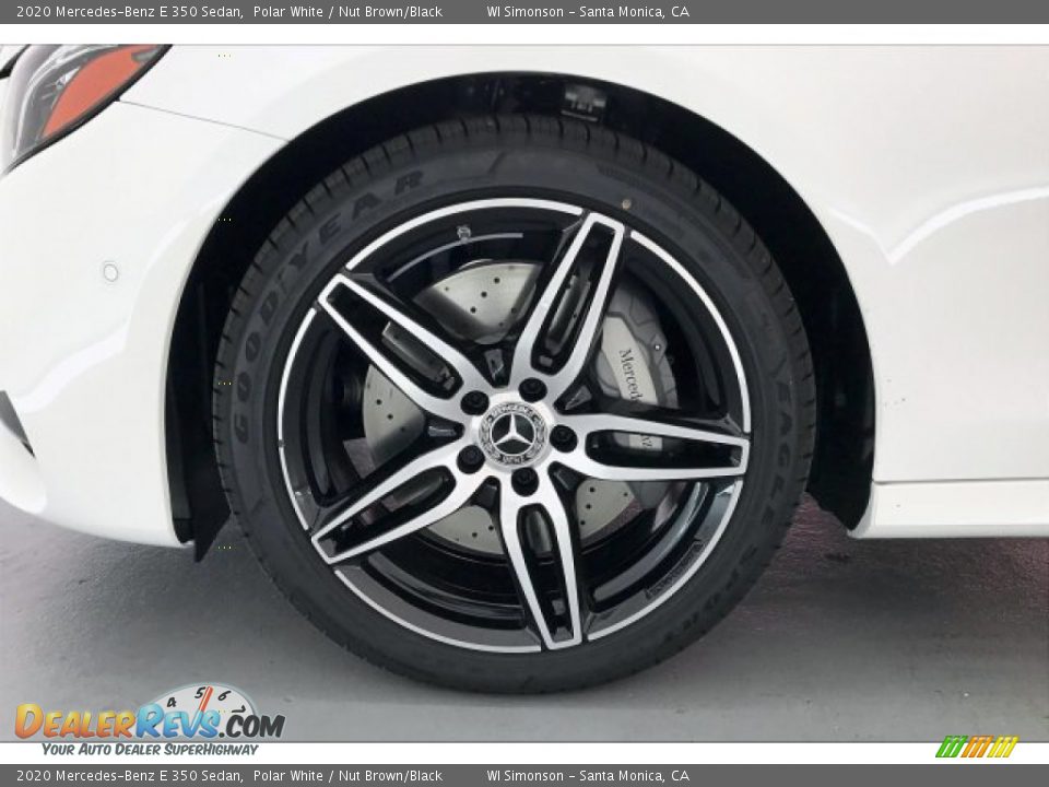 2020 Mercedes-Benz E 350 Sedan Polar White / Nut Brown/Black Photo #9