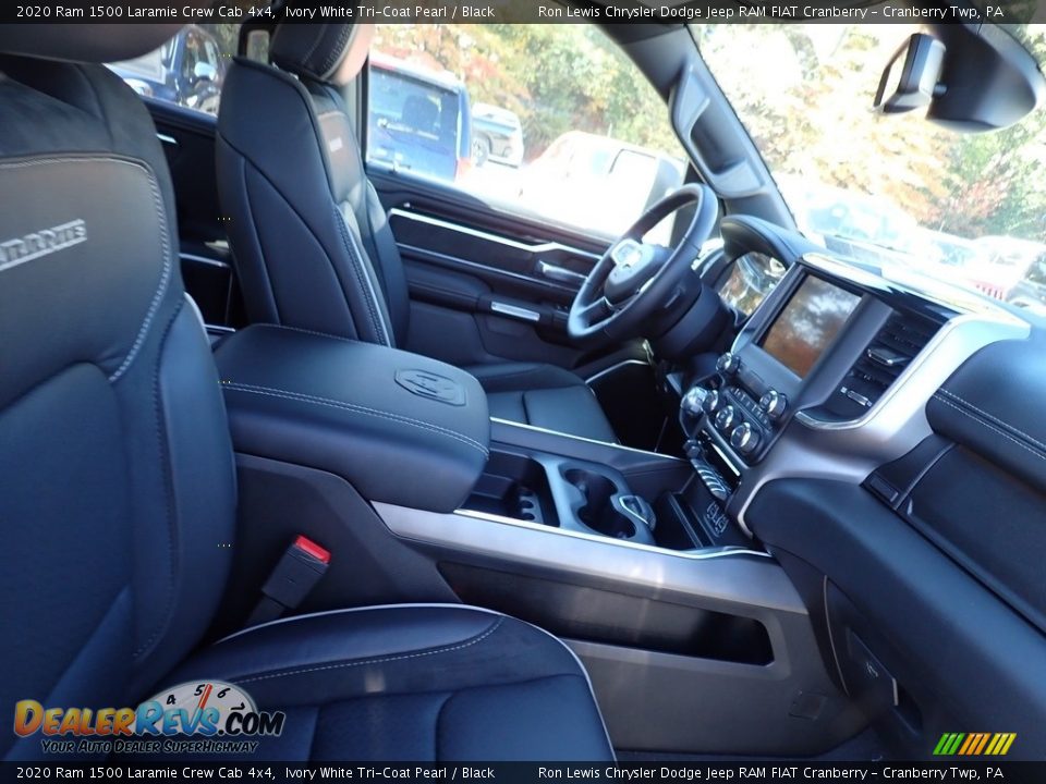 2020 Ram 1500 Laramie Crew Cab 4x4 Ivory White Tri-Coat Pearl / Black Photo #9
