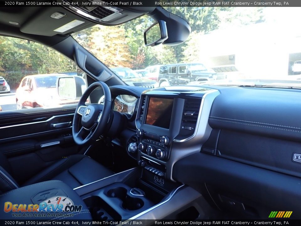 2020 Ram 1500 Laramie Crew Cab 4x4 Ivory White Tri-Coat Pearl / Black Photo #10