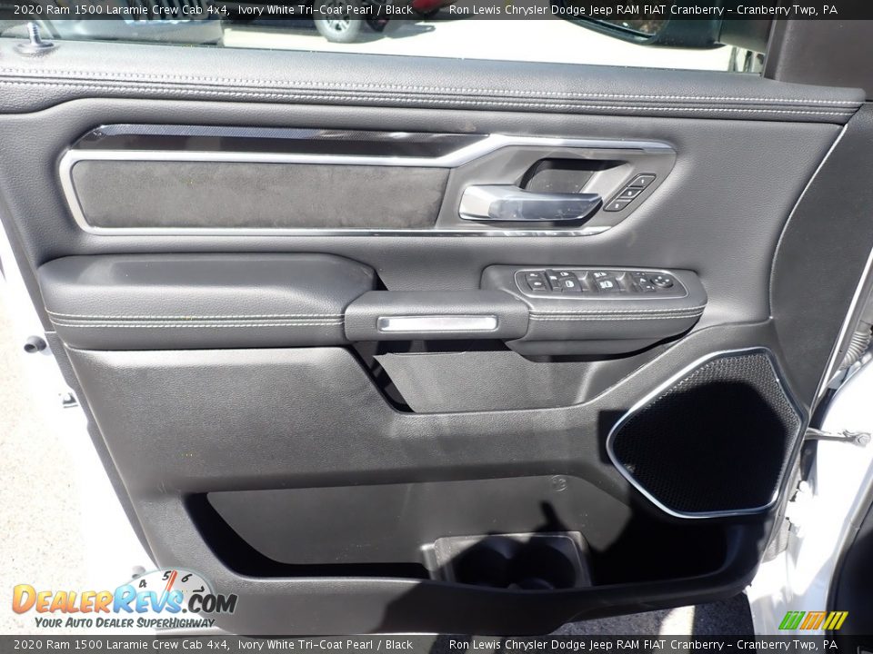 2020 Ram 1500 Laramie Crew Cab 4x4 Ivory White Tri-Coat Pearl / Black Photo #13